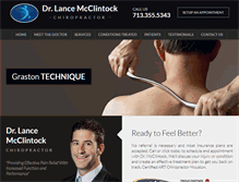 Tablet Screenshot of drlancemcclintock.com